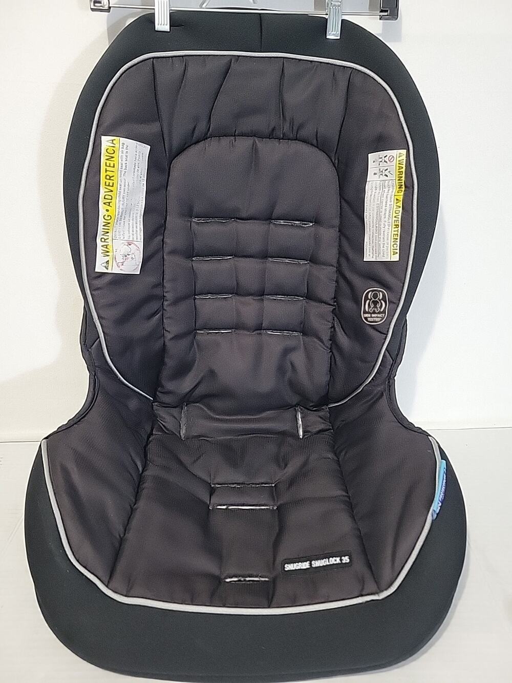 Graco Snugride Snuglock 35 Click Connect Fabric Seat Cover Padding Cushion Black
